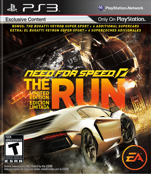 Need For Speed: The Run (Playstation 3) - for just $0! 