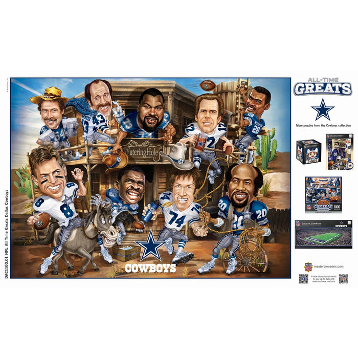 Dallas Cowboys - All-Time Greats 500 Piece Jigsaw Puzzle - for just $19.99! 