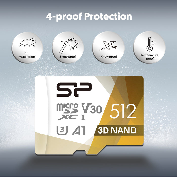 Silicon Power 256GB Superior UHS-1(U3) V30 A1 MicroSD Memory Card with Adapter [Not compatible with Switch 2] - for just $49.97! 