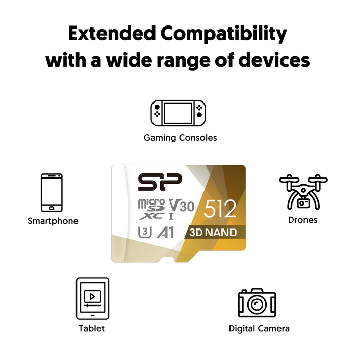 Silicon Power 64GB Superior UHS-1(U3) V30 A1 MicroSD Memory Card with Adapter [Not compatible with Switch 2] - for just $16.97! 