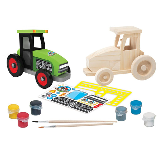 Farm Tractor Wood Craft & Paint Kit - for just $19.99! 