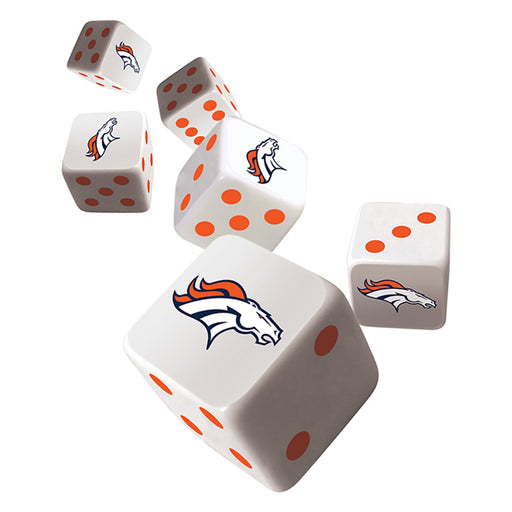 Denver Broncos Dice Set - Premium Dice & Cards Sets - Just $6.39! Shop now at Retro Gaming of Denver