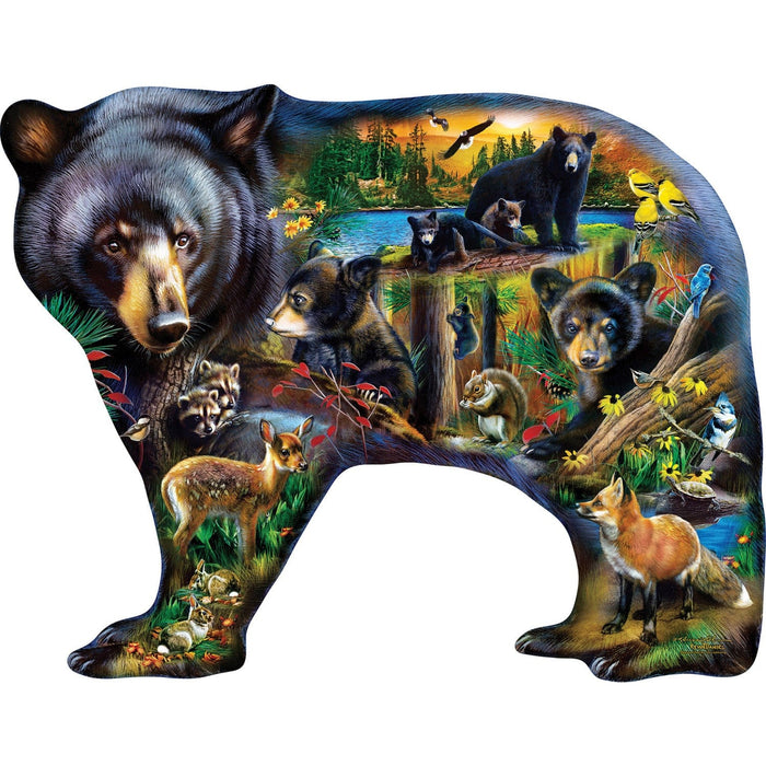 Shapes - Wildlife of the Woods 1000 Piece Shaped Jigsaw Puzzle - for just $16.99! 