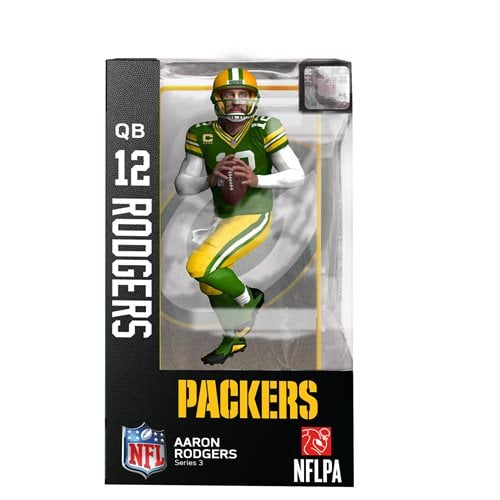 NFL Series 3 Green Bay Packers Aaron Rodgers Action Figure (Regular) - for just $31.99! 