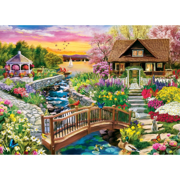 Masterpiece Gallery - Spring on the Shore 1000 Piece Jigsaw Puzzle - for just $9.99! 