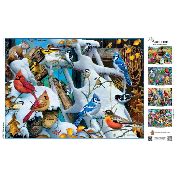 Audubon - Snow Birds 1000 Piece Jigsaw Puzzle - Just $16.99! Shop now at Retro Gaming of Denver