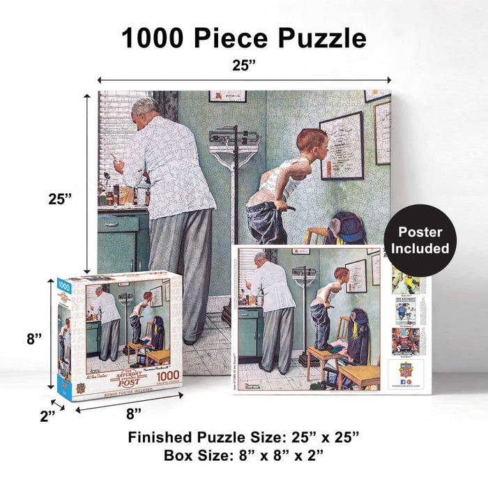 Saturday Evening Post - At the Doctor 1000 Piece Jigsaw Puzzle - for just $16.99! 