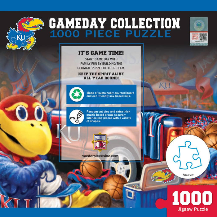 Kansas Jayhawks - Gameday 1000 Piece Jigsaw Puzzle - for just $19.99! 