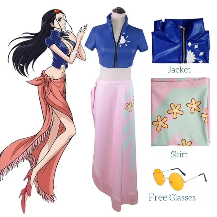 Nico Robin Cosplay Costume – One Piece Top and Skirt Outfit - for just $46.95! 