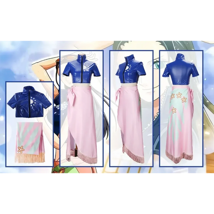 Nico Robin Cosplay Costume – One Piece Top and Skirt Outfit - for just $46.95! 