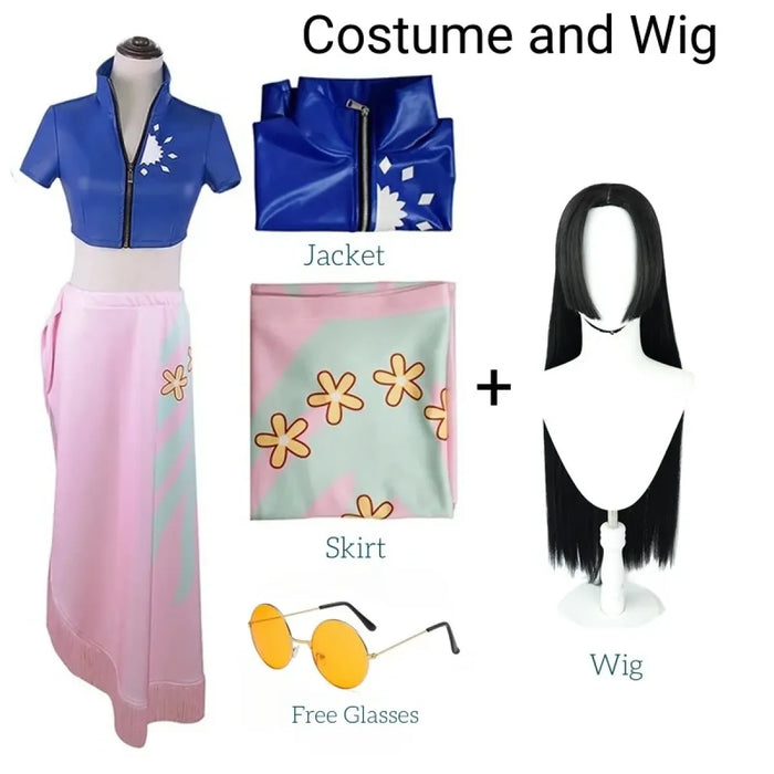 Nico Robin Cosplay Costume – One Piece Top and Skirt Outfit - for just $46.95! 
