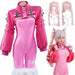 Nikki Alice Cosplay Costume – Pink Bodysuit, Jacket, Wig & Ears Set - for just $61.95! 