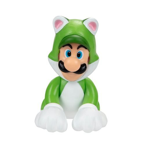 Nintendo Super Mario 2 1/2" Mini-Figure - Cat Luigi - Just $9.68! Shop now at Retro Gaming of Denver