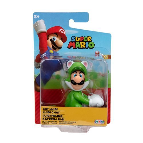 Nintendo Super Mario 2 1/2" Mini-Figure - Cat Luigi - Just $9.68! Shop now at Retro Gaming of Denver