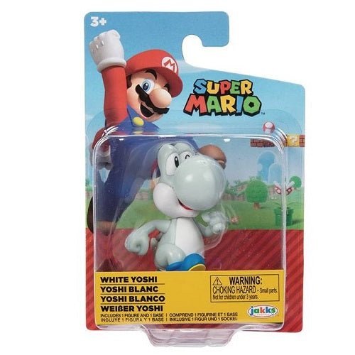 Nintendo Super Mario - 2 1/2" Mini-Figure - White Yoshi - Just $9.99! Shop now at Retro Gaming of Denver