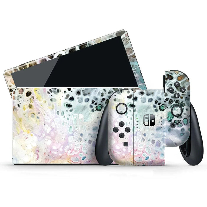 Nintendo Switch OLED Oil Paint Series Skins - for just $25! 