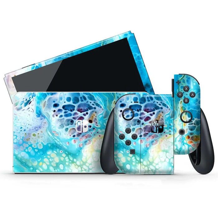 Nintendo Switch OLED Oil Paint Series Skins - for just $25! 
