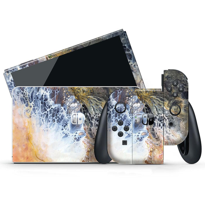 Nintendo Switch OLED Oil Paint Series Skins - for just $25! 