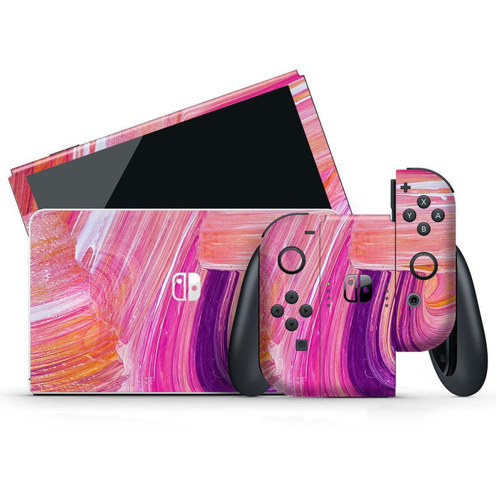Nintendo Switch OLED Oil Paint Series Skins - for just $25! 