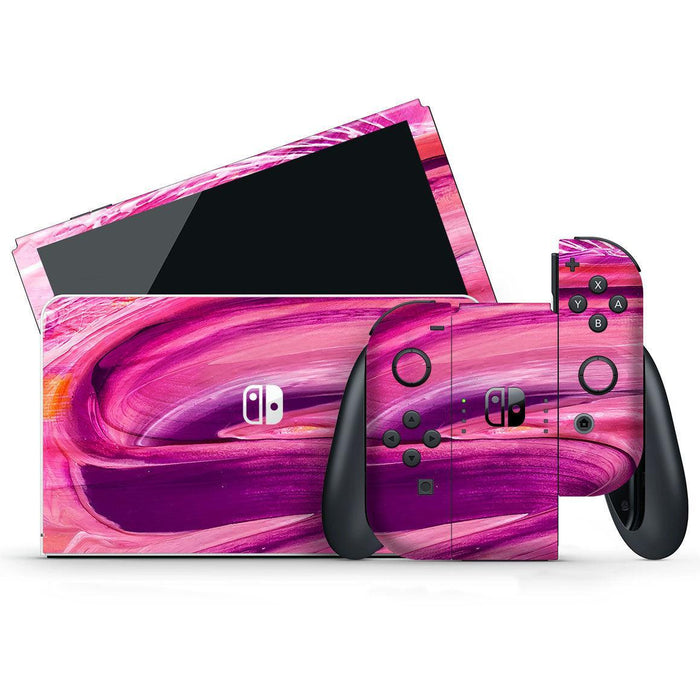 Nintendo Switch OLED Oil Paint Series Skins - for just $25! 