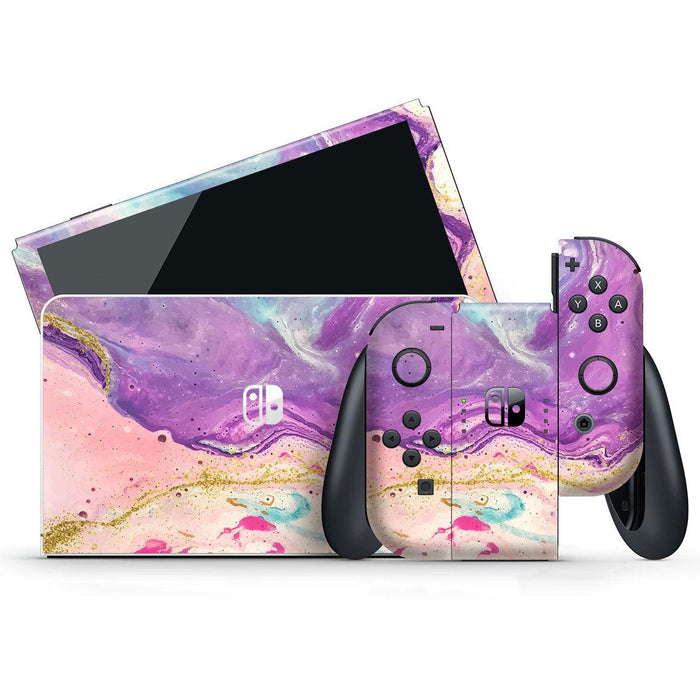 Nintendo Switch OLED Oil Paint Series Skins - Just $25! Shop now at Retro Gaming of Denver