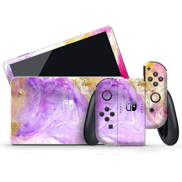 Nintendo Switch OLED Oil Paint Series Skins - for just $25! 