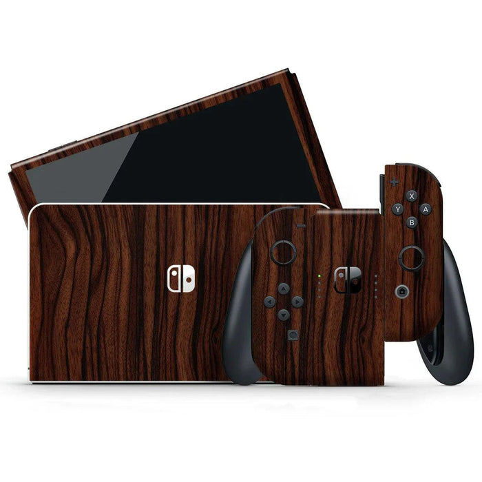 Nintendo Switch OLED Wood Series Skins - for just $32! 