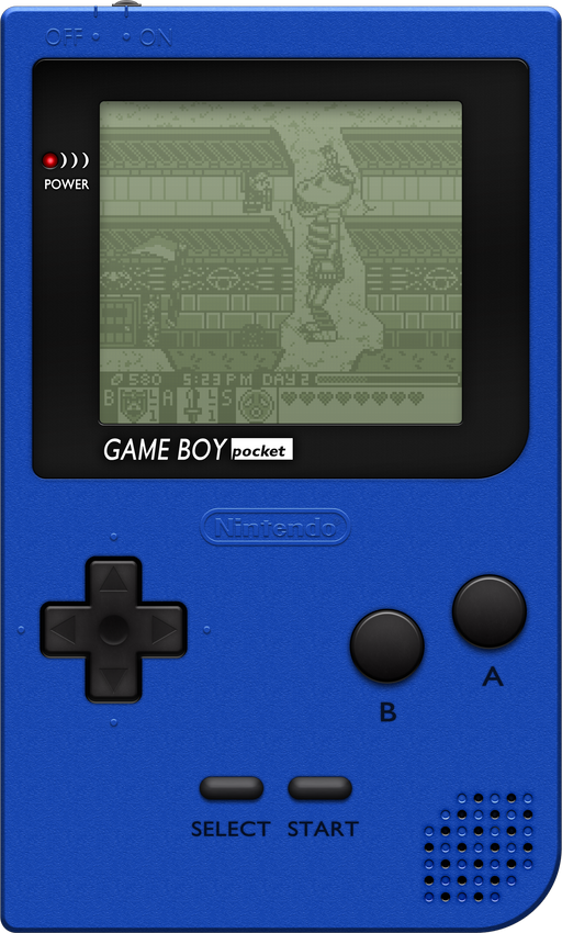 Blue Game Boy Pocket (Gameboy Color) - for just $0! 