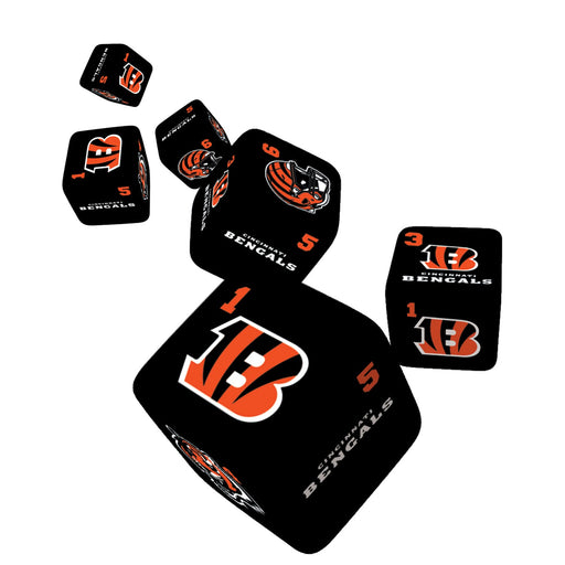 Cincinnati Bengals Dice Set - 19mm - Just $7.99! Shop now at Retro Gaming of Denver