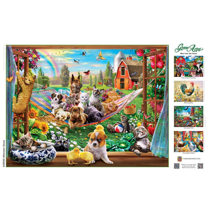 Green Acres - Afternoon Siesta 300 Piece EZ Grip Jigsaw Puzzle - for just $14.99! 