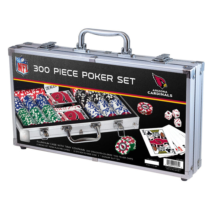 Arizona Cardinals 300 Piece Poker Set - Just $124.99! Shop now at Retro Gaming of Denver