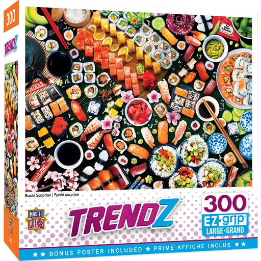 Trendz - Sushi Surprise 300 Piece EZ Grip Jigsaw Puzzle - Premium 300 Piece - Just $14.99! Shop now at Retro Gaming of Denver