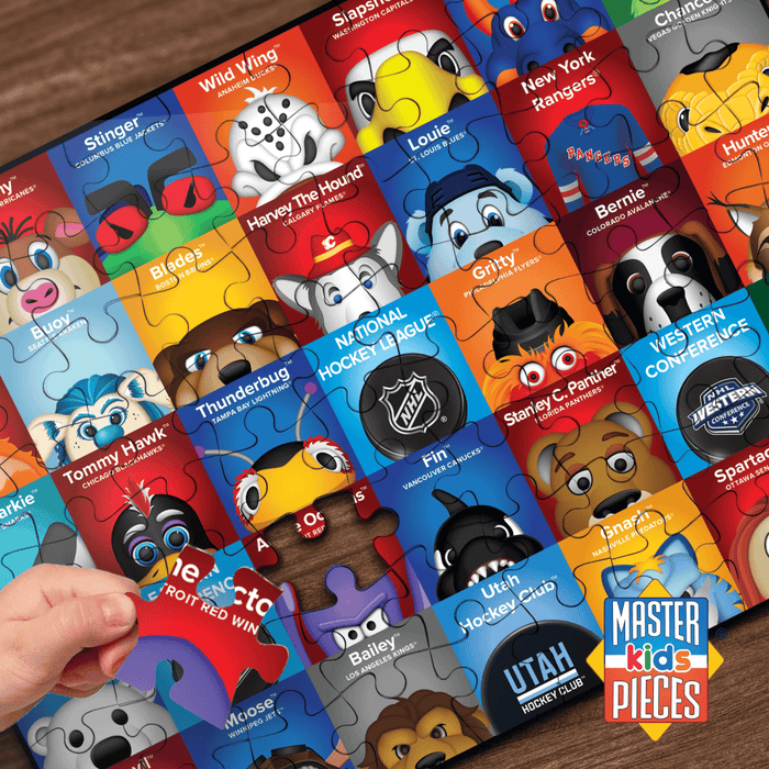 NHL Mascots 100 Piece Jigsaw Puzzle - for just $14.99! 