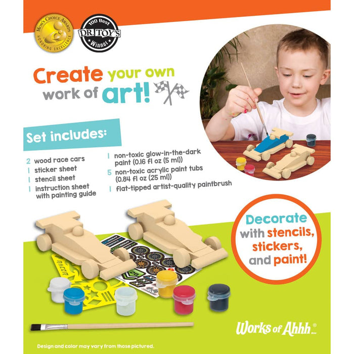 Double Racers Wood Craft & Paint Kit - for just $19.99! 