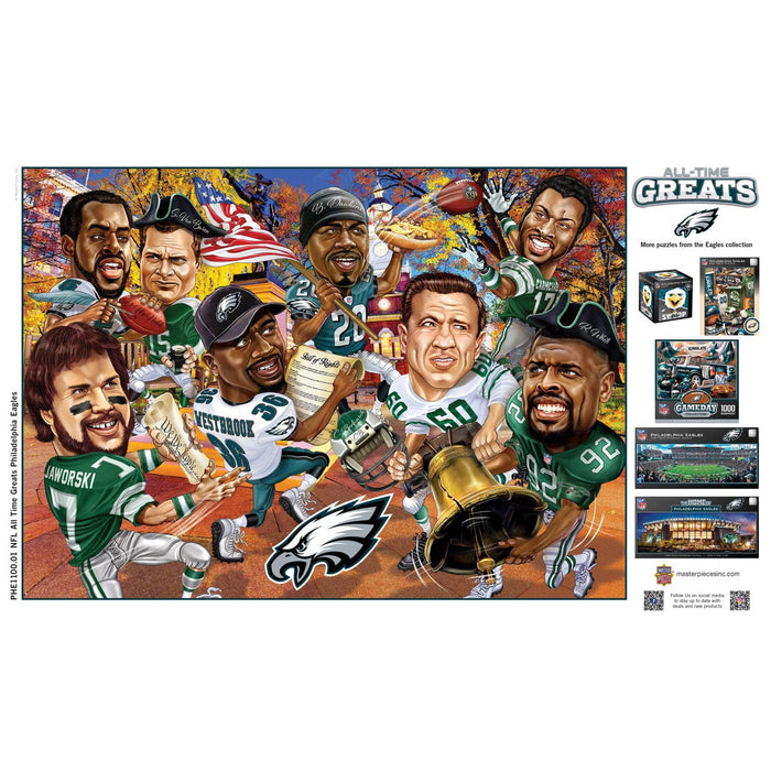 Philadelphia Eagles - All Time Greats 500 Piece Jigsaw Puzzle - for just $19.99! 