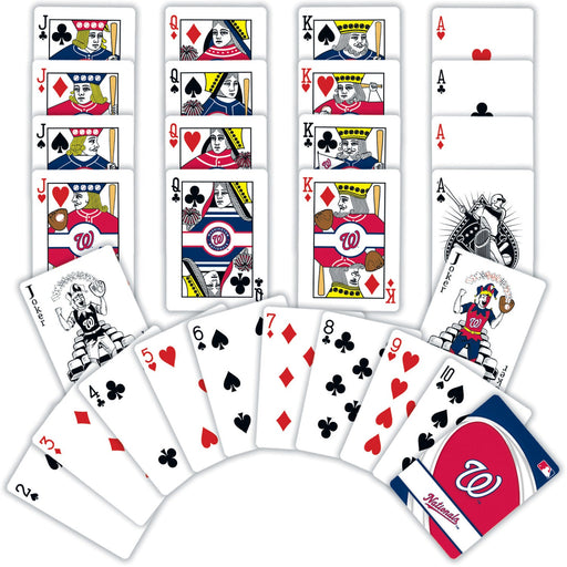 Washington Nationals Playing Cards - 54 Card Deck - Premium Dice & Cards Sets - Just $5.59! Shop now at Retro Gaming of Denver