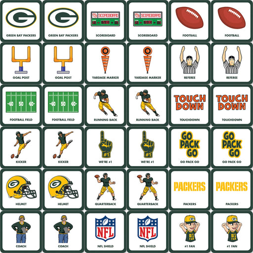 Green Bay Packers Matching Game - Just $12.99! Shop now at Retro Gaming of Denver