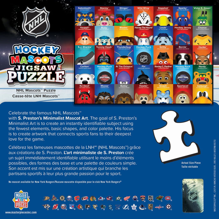 NHL Mascots 100 Piece Jigsaw Puzzle - Just $14.99! Shop now at Retro Gaming of Denver