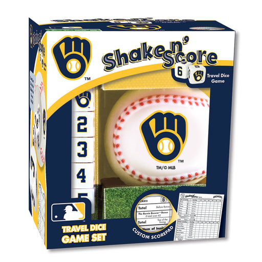 Milwaukee Brewers Shake n' Score - Premium Dice Games - Just $11.99! Shop now at Retro Gaming of Denver