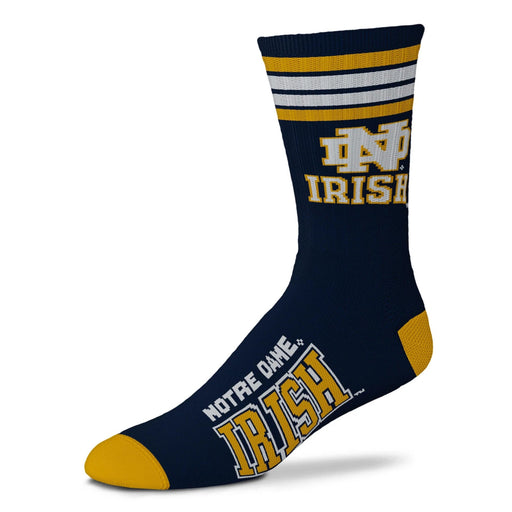 Notre Dame Fighting Irish Men's 4 Stripe Deuce Socks - for just $17.99! 