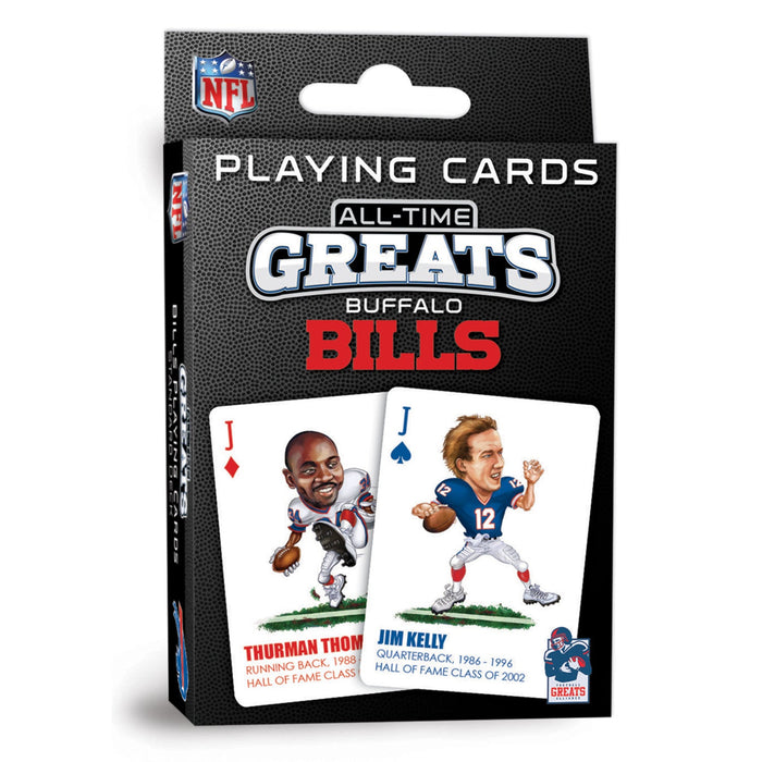 Buffalo Bills All-Time Greats Playing Cards - 54 Card Deck - Just $9.99! Shop now at Retro Gaming of Denver