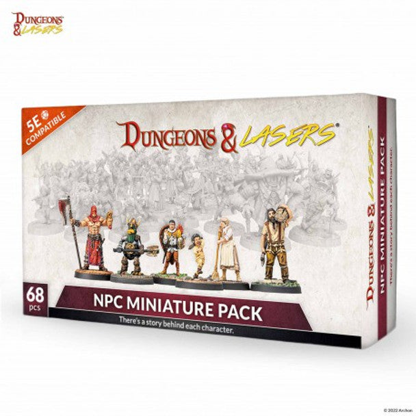 Dungeons & Lasers: NPC Miniature Pack - for just $59! 