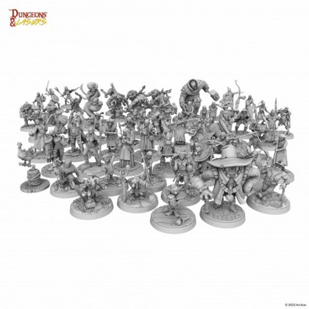 Dungeons & Lasers: NPC Miniature Pack - for just $59! 