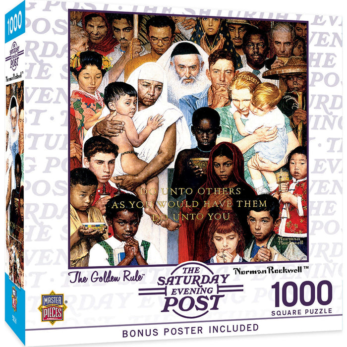 Saturday Evening Post - The Golden Rule 1000 Piece Jigsaw Puzzle - Just $16.99! Shop now at Retro Gaming of Denver