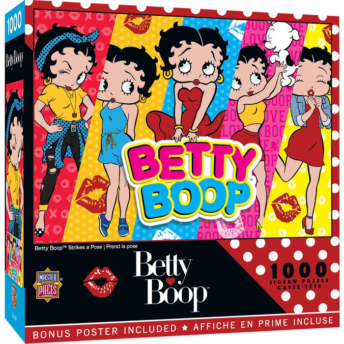 Betty Boop - Strikes a Pose 1000 Piece Jigsaw Puzzle - Just $16.99! Shop now at Retro Gaming of Denver