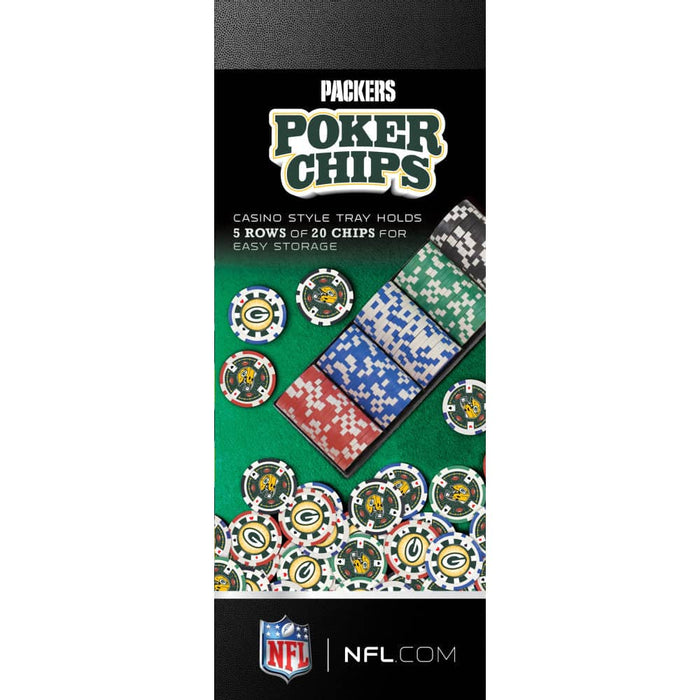 Green Bay Packers 100 Piece Poker Chips - for just $29.99! 