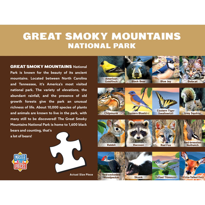 Wildlife of Great Smoky Mountains National Park - 100 Piece Jigsaw Puzzle - Just $12.99! Shop now at Retro Gaming of Denver