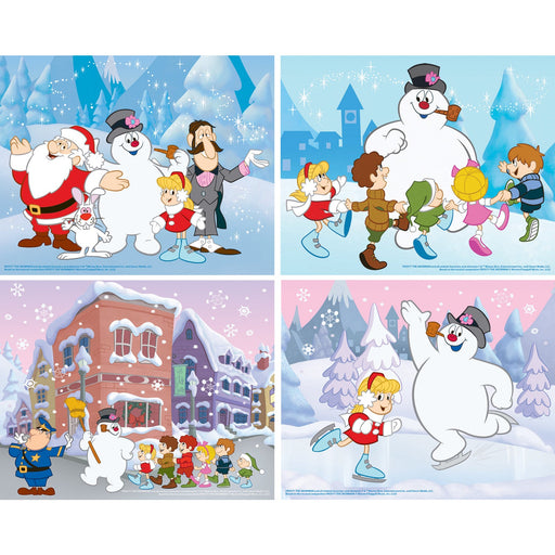 Frosty the Snowman 4-Pack 100 Piece Jigsaw Puzzles - Just $14.99! Shop now at Retro Gaming of Denver