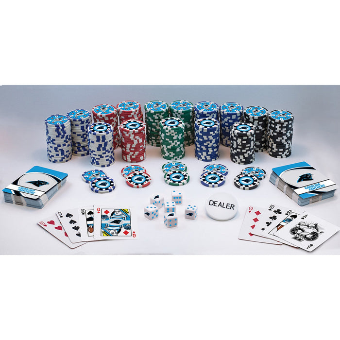 Carolina Panthers 300 Piece Poker Set - Just $124.99! Shop now at Retro Gaming of Denver