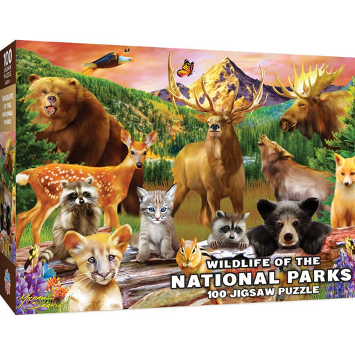Wildlife of the National Parks - 100 Piece Jigsaw Puzzle - for just $12.99! 